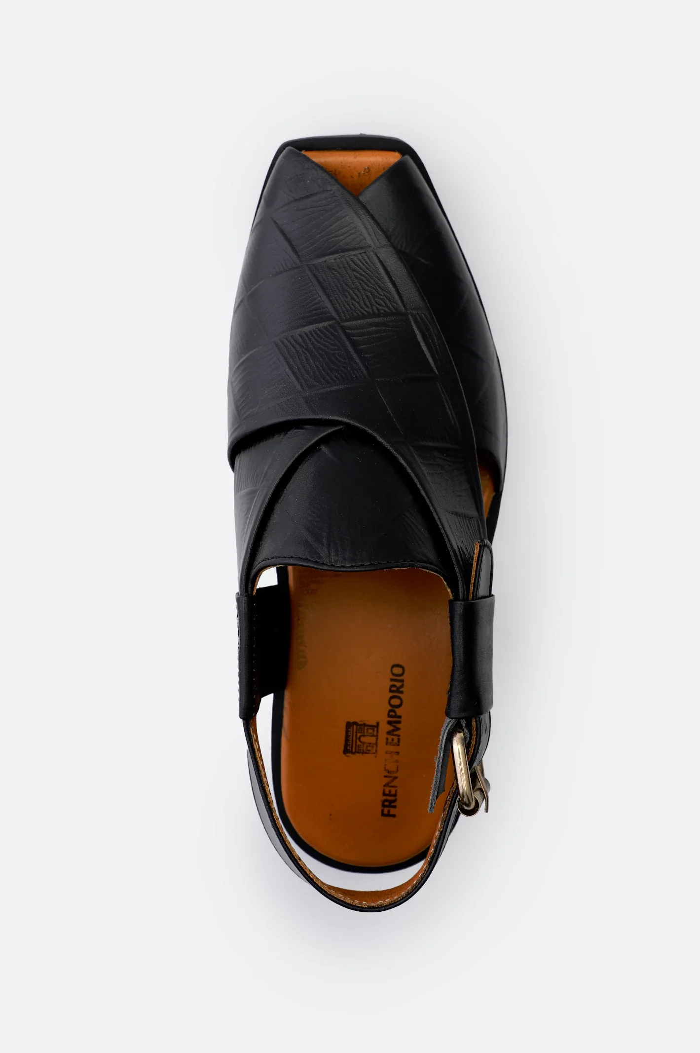 Black Sandals for Men - Image 3