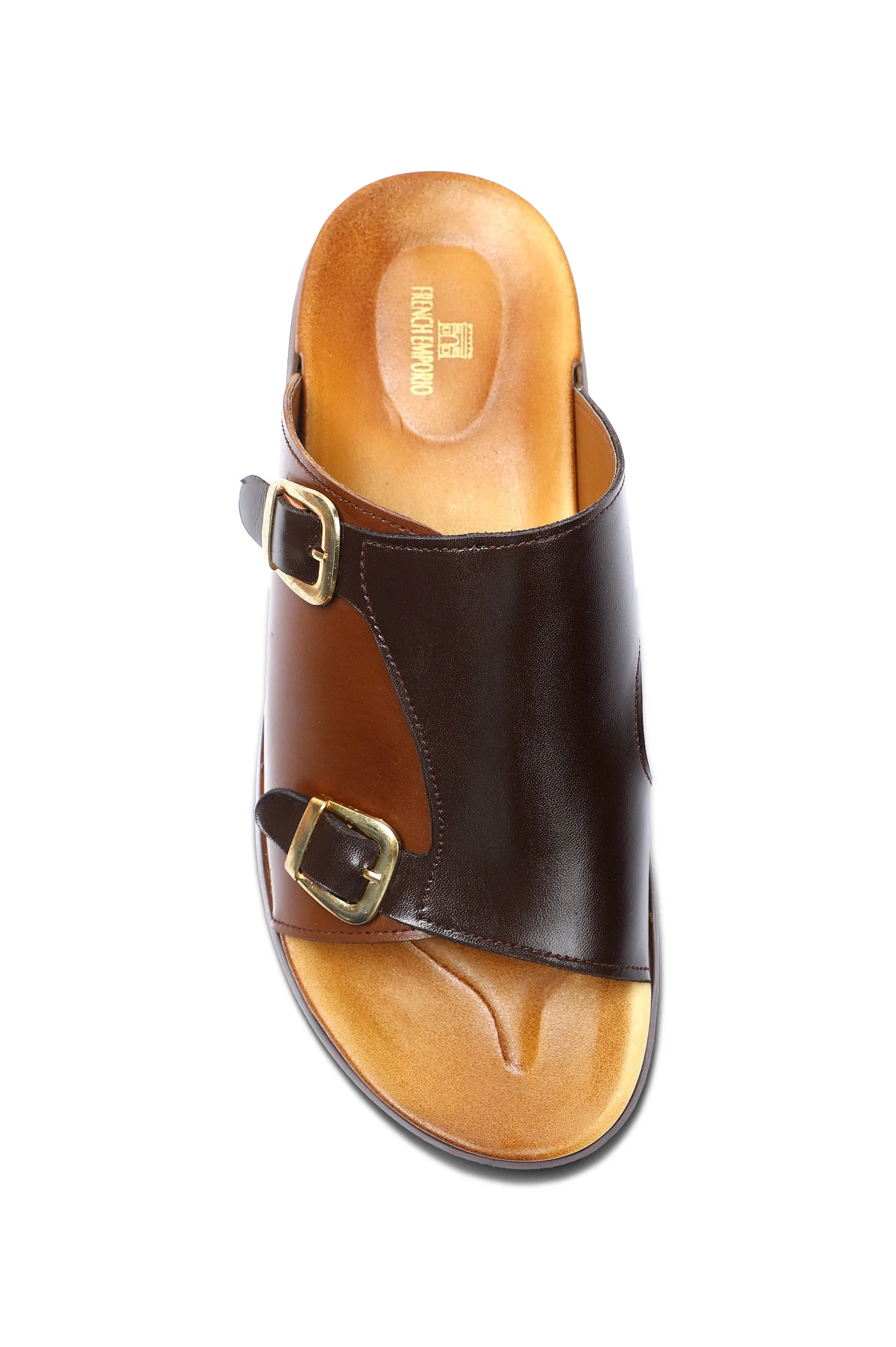 Slippers For Men SKU: SLP-0074-BROWN - Image 3