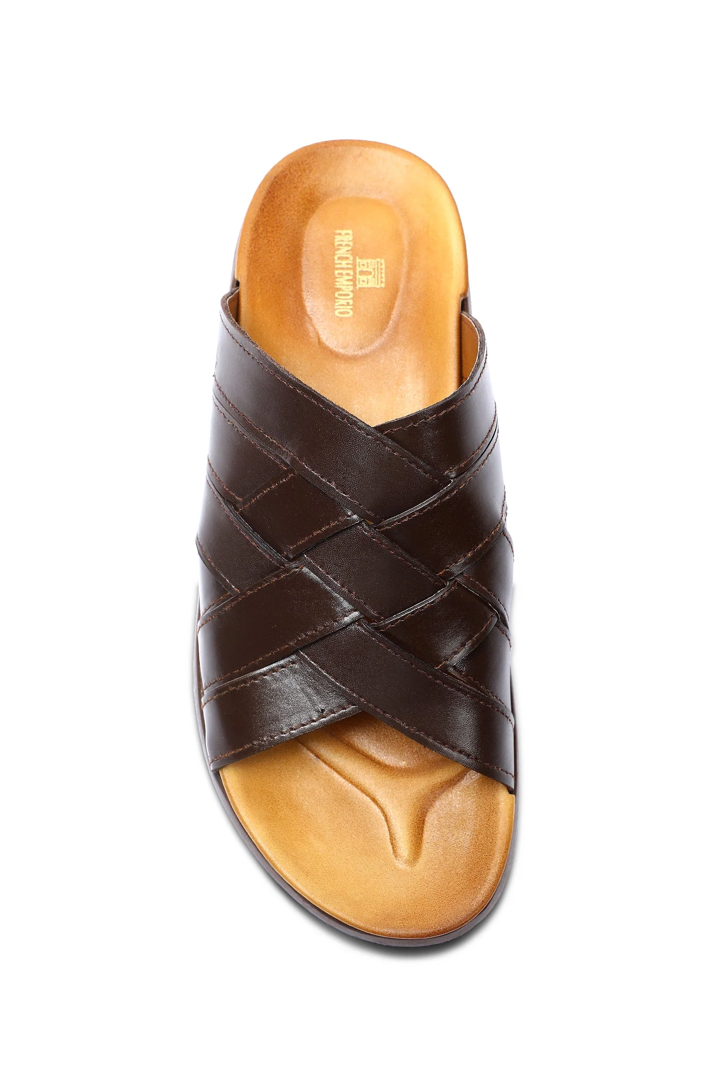 Slippers For Men SKU: SLP-0076-COFFEE - Image 3