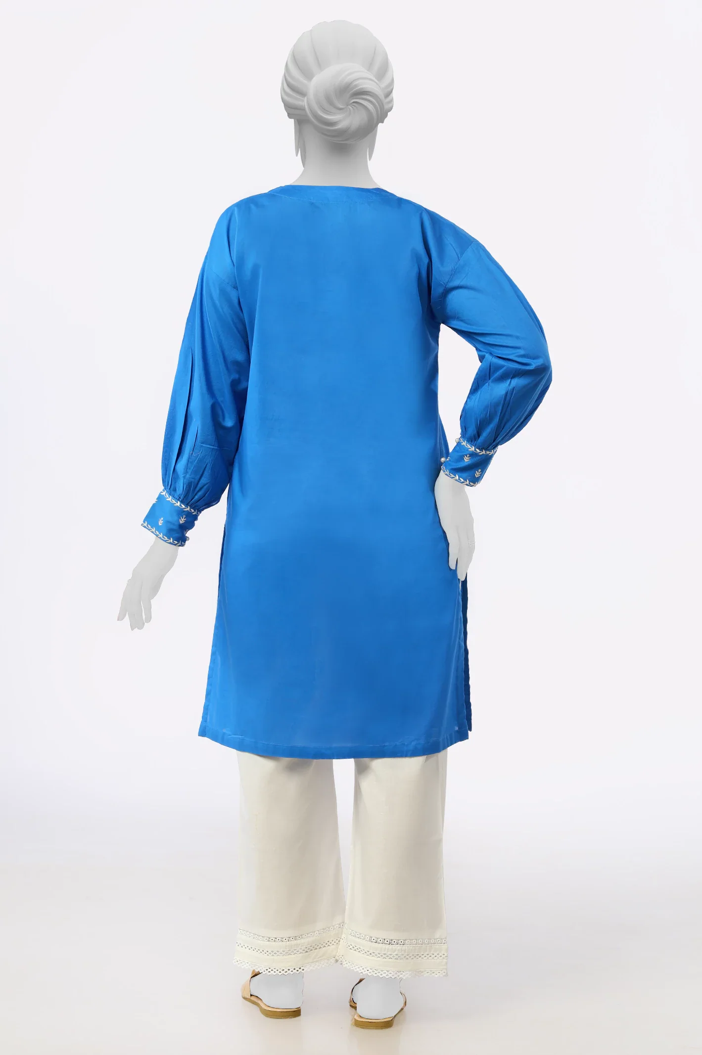 Blue Stylized Kurti - Image 3