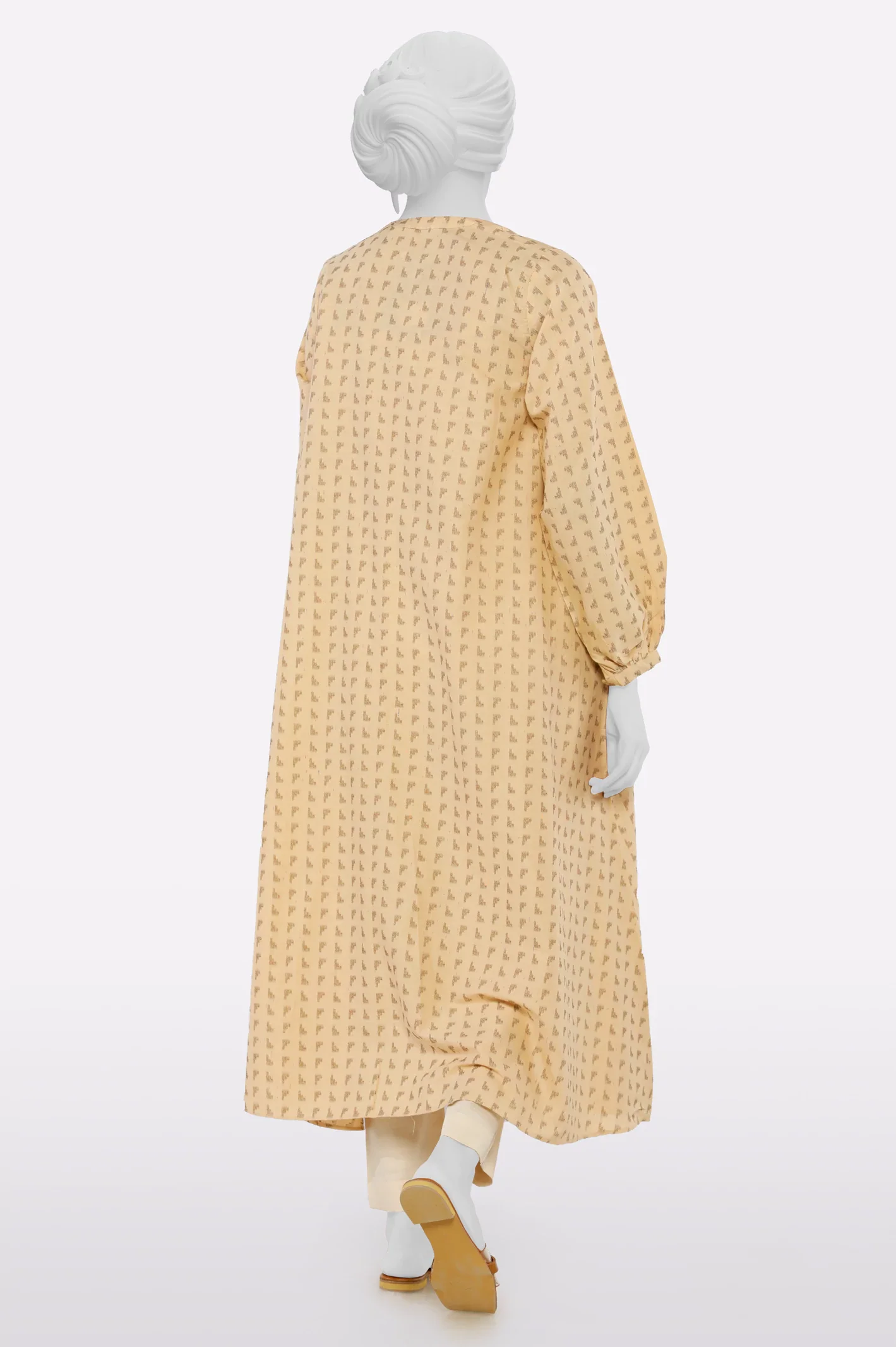 Beige Stylised Kurti - Image 3